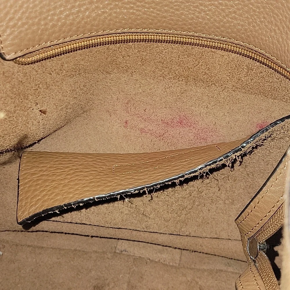 Rebecca Minkoff Brown Pebble Leather Tote Bag